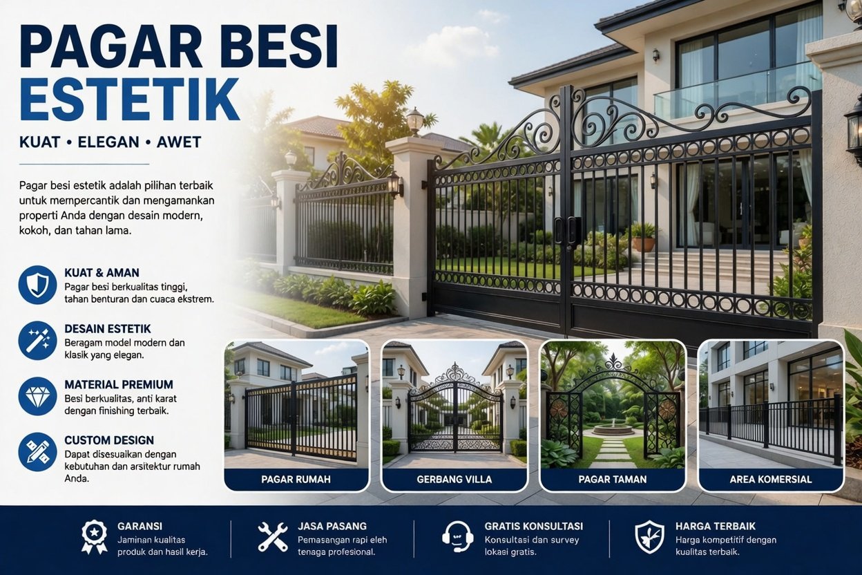 jasa pembuatan pagar besi minimalis